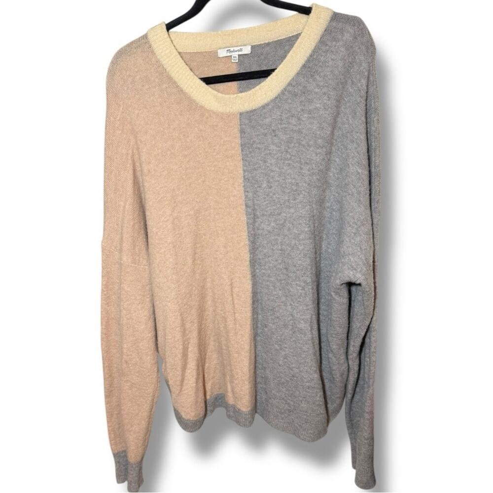 Madewell Westlake Colorblock Pullover Sweater - Picture 2 of 5